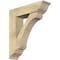 Ekena Millwork Legacy Traditional Rough Sawn Bracket w/ Offset Brace, Douglas Fir, 8"W x 30"D x 34"H BKT0806X30X34LEC01RDF - alternate 1
